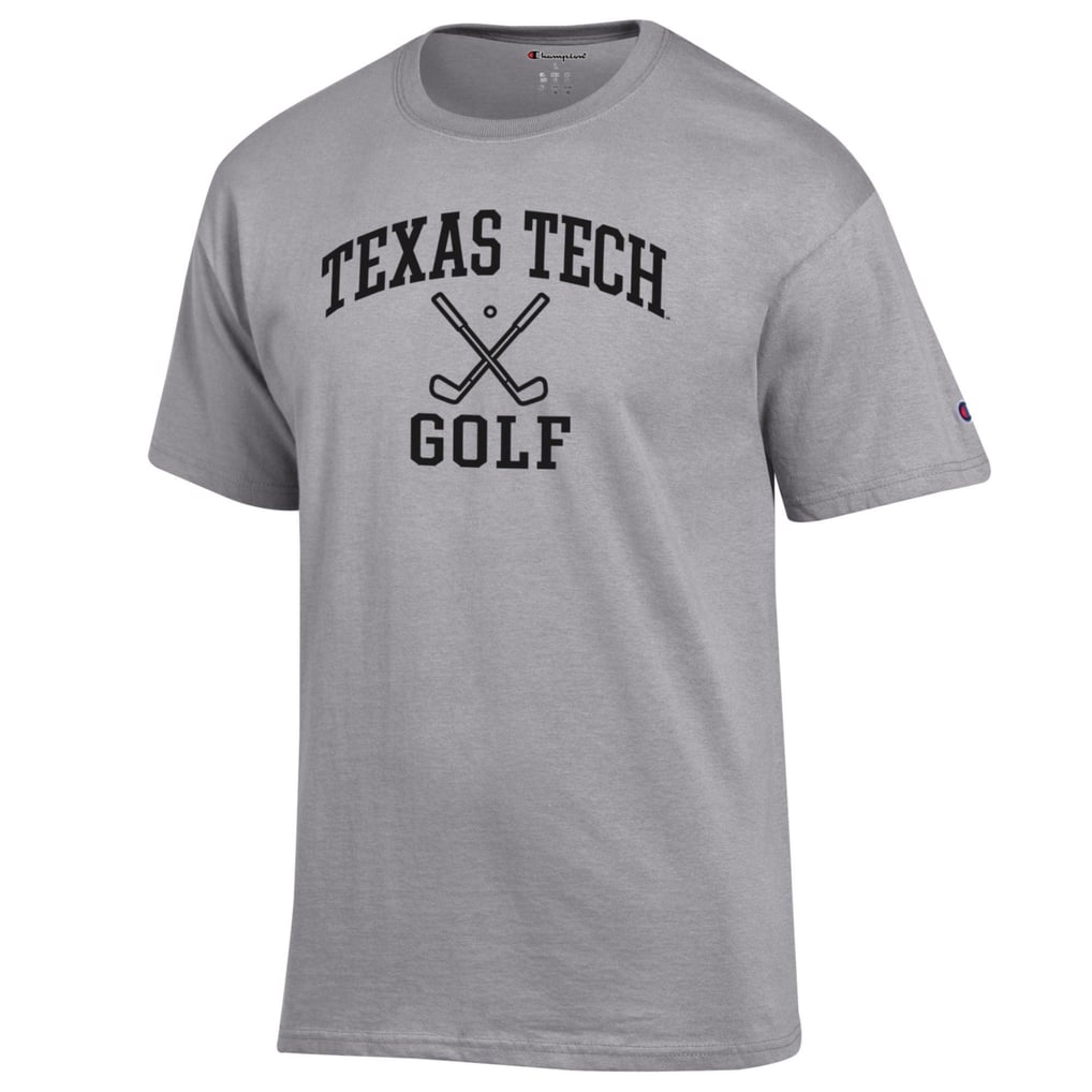  Texas Tech Red Raiders Champion Icon Golf T-Shirt - Gray